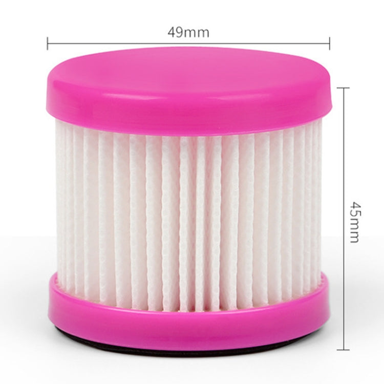 Filter Element Dust Accessories Filter Element for Puppy D-602A / D-607 / D-616 / D-609(Pink) - Handheld Cleaner & Mops by PMC TechLife | Online Shopping South Africa | PMC TechLife | Buy Now Pay Later Mobicred