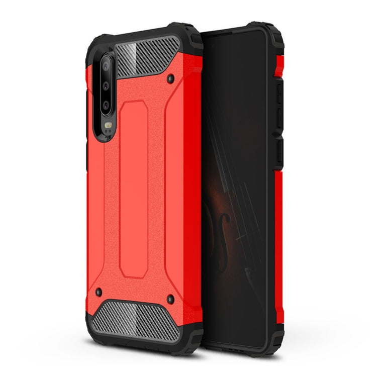 Magic Armor TPU + PC Combination Case for Huawei P30 (Red) - Huawei Cases by PMC Jewellery | Online Shopping South Africa | PMC Jewellery