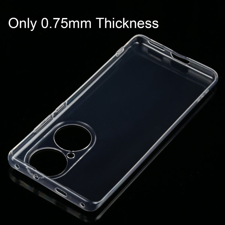 For Huawei P50 Pro 0.75mm Ultra-thin Transparent TPU Soft Protective Case - Huawei Cases by PMC TechLife | Online Shopping South Africa | PMC TechLife