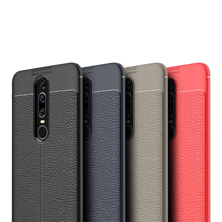 Litchi Texture TPU Case for Huawei Mate RS Porsche Design(Black) - Huawei Cases by PMC Jewellery | Online Shopping South Africa | PMC Jewellery