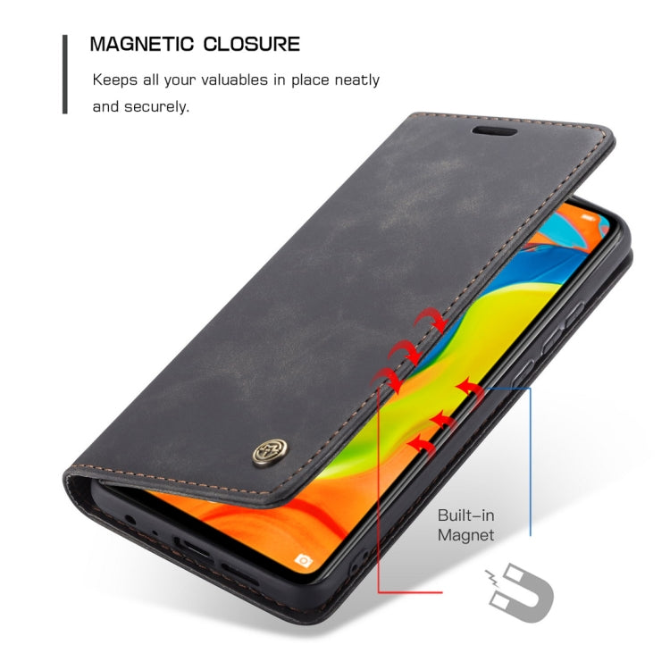 CaseMe-013 Multifunctional Retro Frosted Horizontal Flip Leather Case for Huawei P30 Lite, with Card Slot & Holder & Wallet (Black) - Huawei Cases by CaseMe | Online Shopping South Africa | PMC Jewellery | Buy Now Pay Later Mobicred