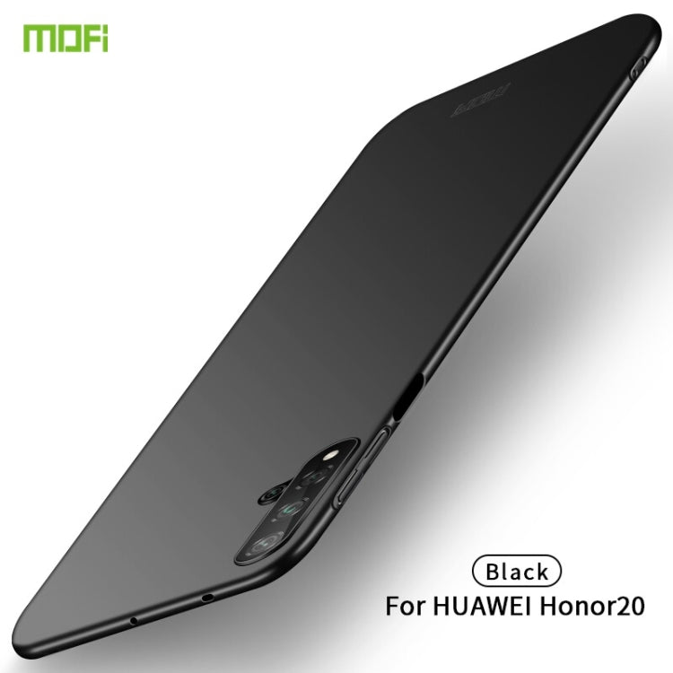 MOFI Frosted PC Ultra-thin Hard Case for Huawei Honor 20 (Black) - Honor Cases by MOFI | Online Shopping South Africa | PMC Jewellery