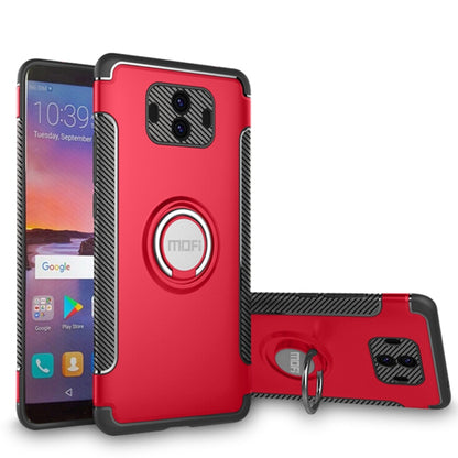 MOFI for  Mysterious Series Huawei Mate 10 Shockproof Protective Back Cover Case with Magnetic Rotatable Ring Holder (Red) - Huawei Cases by MOFI | Online Shopping South Africa | PMC Jewellery