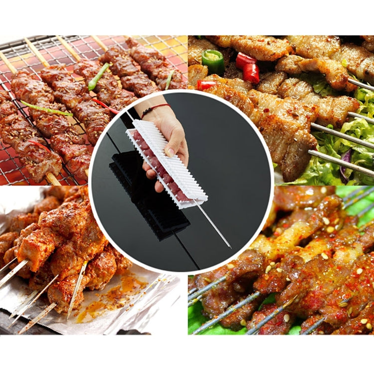 Functional Barbecue Wear String Machine Tool Meat Vegetable Kebabs Skewer - Gadgets by PMC TechLife | Online Shopping South Africa | PMC TechLife | Buy Now Pay Later Mobicred