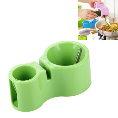 Multifunctional Spiral Double-Headed Grater With Sharpener Kitchen Gadgets(Green) - Cutter & Peeler by PMC Jewellery | Online Shopping South Africa | PMC Jewellery | Buy Now Pay Later Mobicred