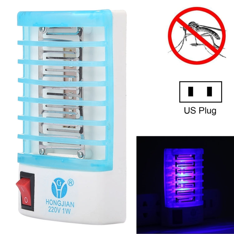 Efficient 4-LED Blue Light Mosquito Killer Night Lamp, US Plug, AC110V - Repellents by PMC TechLife | Online Shopping South Africa | PMC TechLife | Buy Now Pay Later Mobicred