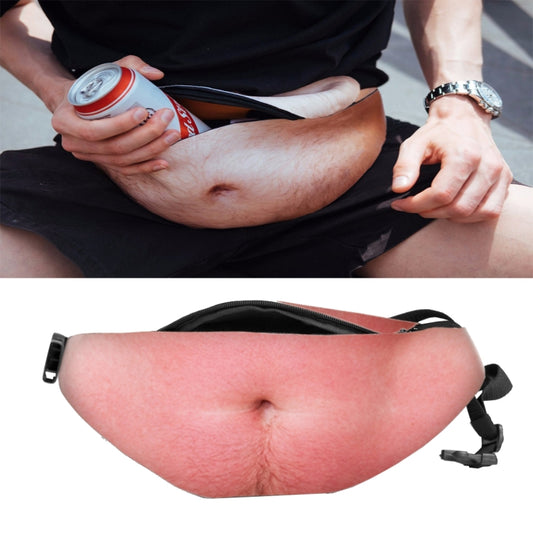 Creative Funny Anti-harassment Artificial Beer Belly Shape Outdoor Bags, Multifunctional Portable Unisex Sports Belly Waist Bag - Waist Bags by PMC Jewellery | Online Shopping South Africa | PMC Jewellery | Buy Now Pay Later Mobicred