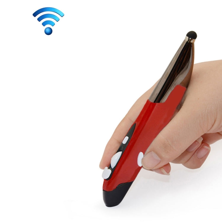 2.4GHz Innovative Pen-style Handheld Wireless Smart Mouse for PC Laptop(Red) - Wireless Mice by PMC Jewellery | Online Shopping South Africa | PMC Jewellery | Buy Now Pay Later Mobicred
