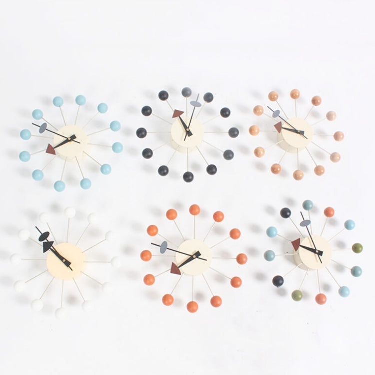 Stylish Background Minimalis Circular Balls Candy Wall Clock Creative Decoration Clock Ferris Wheel Clock(Orange) - Wall Clock by PMc TechLife | Online Shopping South Africa | PMc TechLife | Buy Now Pay Later Mobicred