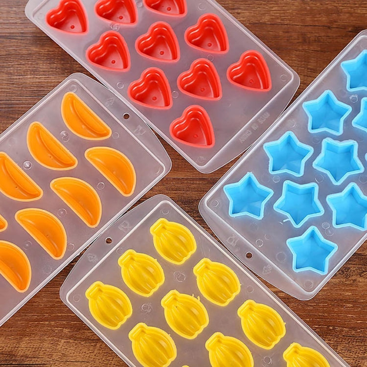 Banana Shaped Silicon Ice Cube Tray / Ice Mold Random Color - Food Molds by PMC Jewellery | Online Shopping South Africa | PMC Jewellery | Buy Now Pay Later Mobicred