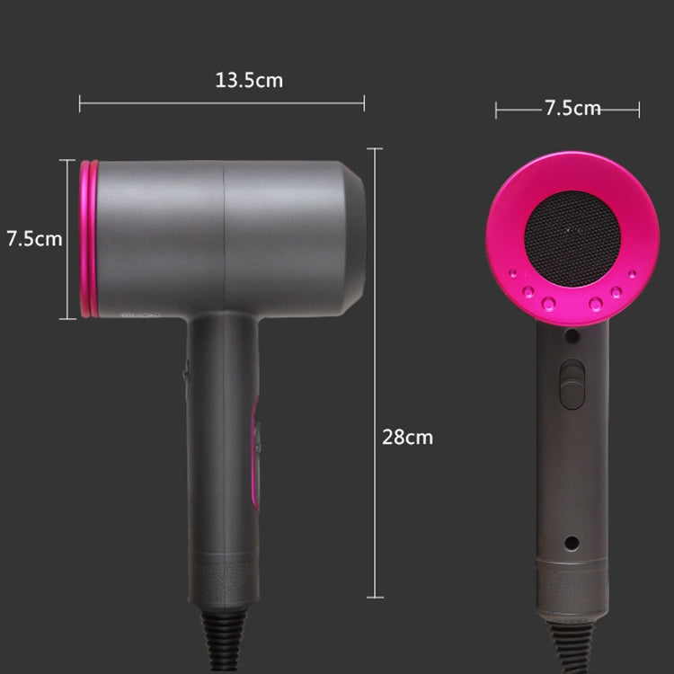 High-power 2000W Anionic Cold Hot Air Constant Temperature Hair Dryer, UK Plug(Red + Grey) - Hair Dryers & Accessories by PMC TechLife | Online Shopping South Africa | PMC TechLife | Buy Now Pay Later Mobicred