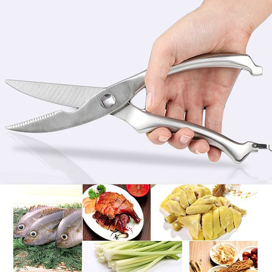 10 inch Kitchen Poultry Fish Chicken Bone Stainless Steel Cutter Cook Gadget Shear, Gift Box Package - Scissors by PMC Jewellery | Online Shopping South Africa | PMC Jewellery | Buy Now Pay Later Mobicred