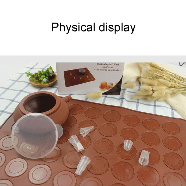 Kitchen Roast Large Size Silicone Pad + Framed Pot + Color Box Baking Macaron Mold Suit - Food Molds by PMC TechLife | Online Shopping South Africa | PMC TechLife | Buy Now Pay Later Mobicred