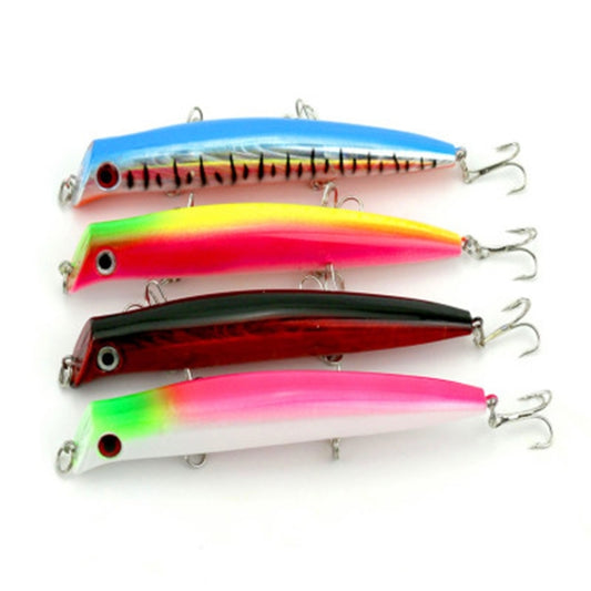 HENGJIA Artificial Fishing Lures Popper Bionic Fishing Bait with Hooks, Length: 12.6 cm, Random Color Delivery - Fishing Lures by HENGJIA | Online Shopping South Africa | PMC Jewellery | Buy Now Pay Later Mobicred