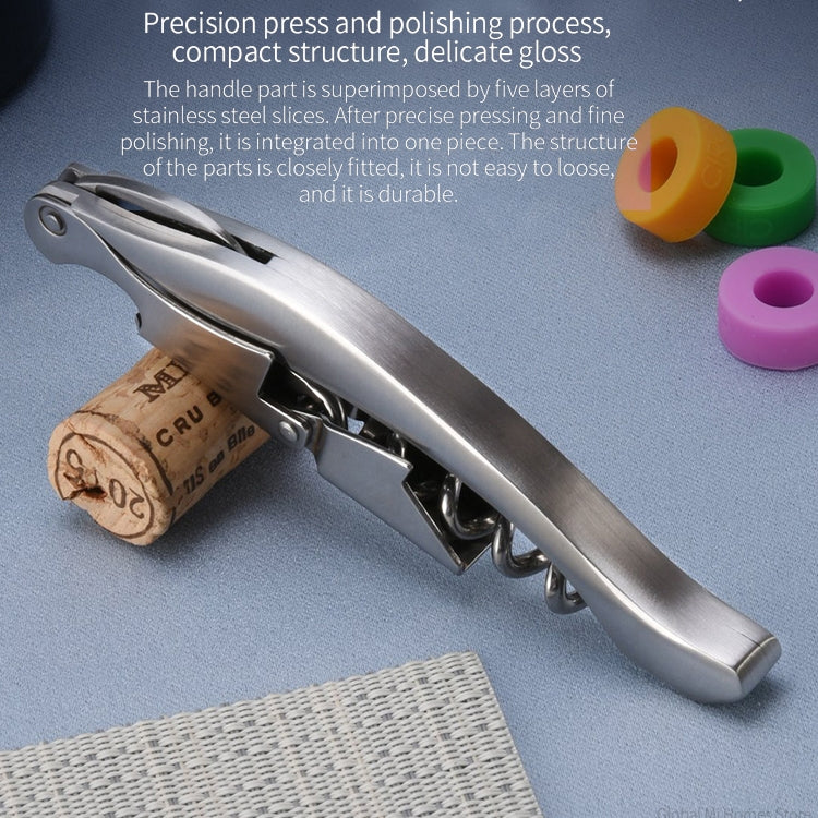 Original Xiaomi Youpin Circle Joy Stainless Steel Wine Corkscrew Bottle Opener - Openers by Xiaomi | Online Shopping South Africa | PMC Jewellery | Buy Now Pay Later Mobicred