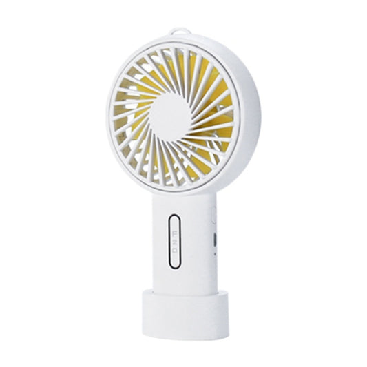 F20 Portable Adjustable Mini USB Charging Handheld Small Fan with 3 Speed Control (White) - Electric Fans by PMC Jewellery | Online Shopping South Africa | PMC Jewellery | Buy Now Pay Later Mobicred