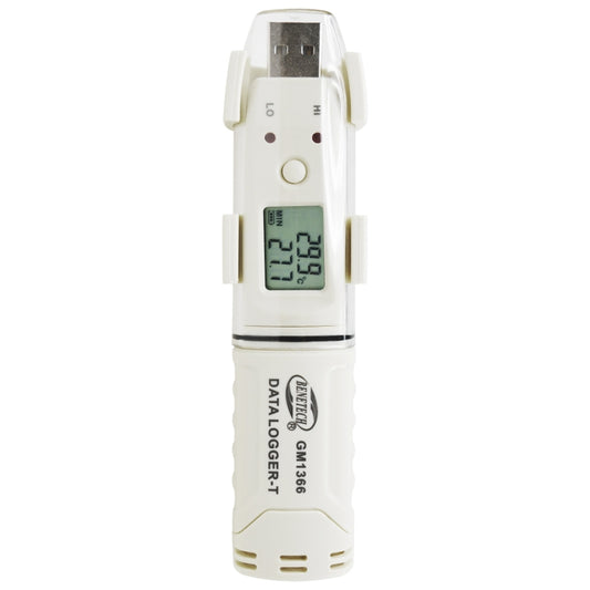 BENETECH GM1366 USB Digital Temperature and Humidity Recorder Meter with Alarm - Thermostat & Thermometer by BENETECH | Online Shopping South Africa | PMC Jewellery | Buy Now Pay Later Mobicred