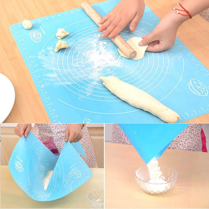 2 PCS Multi-purpose Baking Necessary Silicone Kneading Dough Pad / Flour Pad / Heat Insulation Meal Pad Random Color Delivery - Baking Pastry Tools by PMC Jewellery | Online Shopping South Africa | PMC Jewellery | Buy Now Pay Later Mobicred