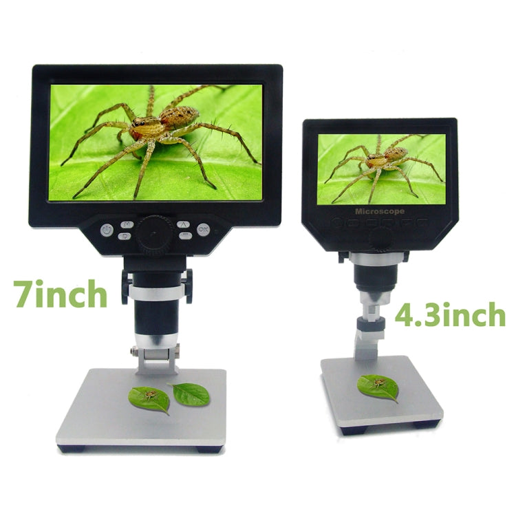 G1200 7 inch LCD Screen 1200X Portable Electronic Digital Desktop Stand Microscope, UK Plug - free shipping - PMC Jewellery - Order now!