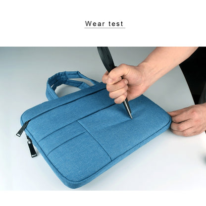 Universal Multiple Pockets Wearable Oxford Cloth Soft Portable Leisurely Handle Laptop Tablet Bag, For 13.3 inch and Below Macbook, Samsung, Lenovo, Sony, DELL Alienware, CHUWI, ASUS, HP (Grey) - 13.3 inch by PMC Jewellery | Online Shopping South Africa | PMC Jewellery | Buy Now Pay Later Mobicred