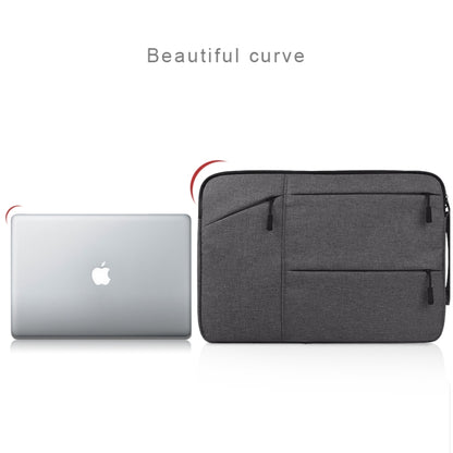 Universal Multiple Pockets Wearable Oxford Cloth Soft Portable Simple Business Laptop Tablet Bag, For 12 inch and Below Macbook, Samsung, Lenovo, Sony, DELL Alienware, CHUWI, ASUS, HP(Grey) - 12.1 inch by PMC Jewellery | Online Shopping South Africa | PMC Jewellery | Buy Now Pay Later Mobicred