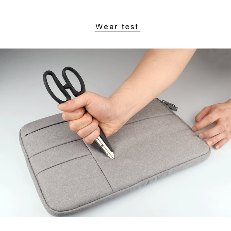 Universal Multiple Pockets Wearable Oxford Cloth Soft Portable Leisurely Laptop Tablet Bag, For 15.6 inch and Below Macbook, Samsung, Lenovo, Sony, DELL Alienware, CHUWI, ASUS, HP (Grey) - 15.6 - 17 inch by PMC Jewellery | Online Shopping South Africa | PMC Jewellery | Buy Now Pay Later Mobicred