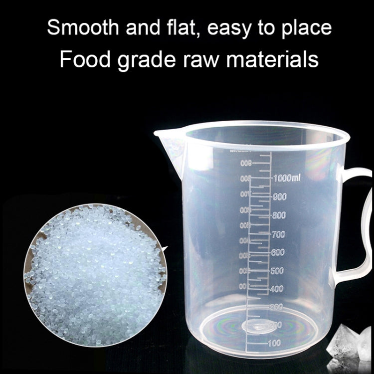 1000ml Thin Section PP Plastic Flask Digital Measuring Cup Cylinder Scale Measure Glass Lab Laboratory Tools (Transparent) - Gadgets by PMC Jewellery | Online Shopping South Africa | PMC Jewellery