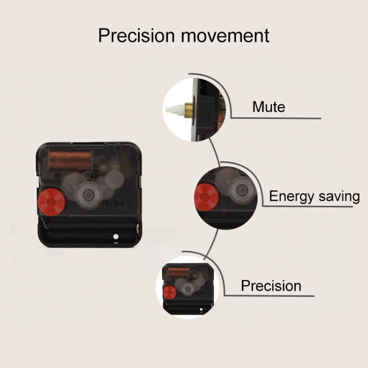 Retro Wooden Round Single-sided Gear Clock Rome Number Wall Clock, Diameter: 35cm(Silver) - Wall Clock by PMc TechLife | Online Shopping South Africa | PMc TechLife | Buy Now Pay Later Mobicred