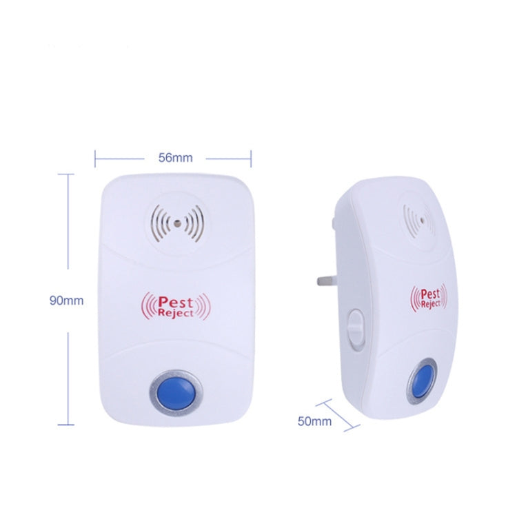 Electronic Ultrasonic Mosquito Rat Pest Control Repeller with LED Light, US Plug, AC90V-250V(White) - Repellents by PMC TechLife | Online Shopping South Africa | PMC TechLife | Buy Now Pay Later Mobicred