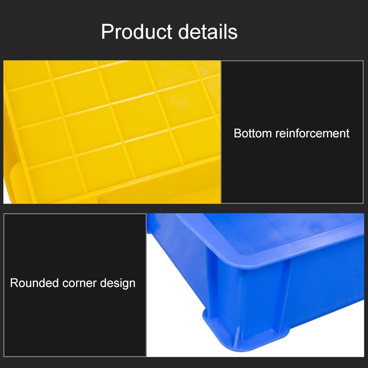 Thick Multi-function Material Box Brand New Flat Plastic Parts Box Tool Box, Size: 20.7cm x 13.7cm x 6.4cm(Red) - Storage Bags & Boxes by PMC TechLife | Online Shopping South Africa | PMC TechLife | Buy Now Pay Later Mobicred