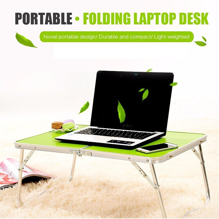 Plastic Mat Adjustable Portable Laptop Table Folding Stand Computer Reading Desk Bed Tray (Sapphire Blue) - Laptop Stand by PMC TechLife | Online Shopping South Africa | PMC TechLife | Buy Now Pay Later Mobicred