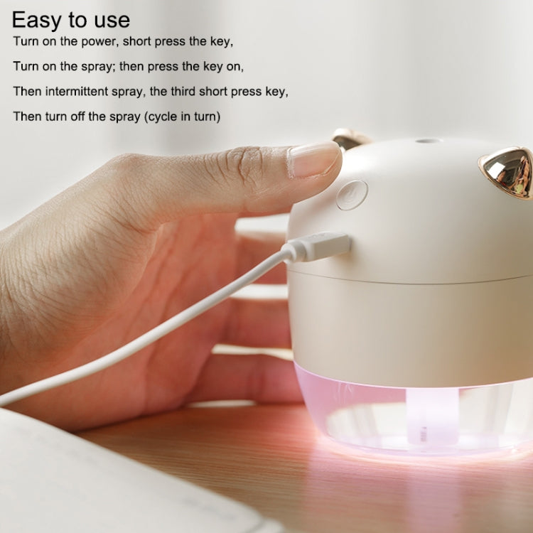 WT-H21 Devil Atomizing Humidifier with Colorful Night Lights, Water Tank Capacity: 200mL(Black) - free shipping - PMC TechLife - Order now!