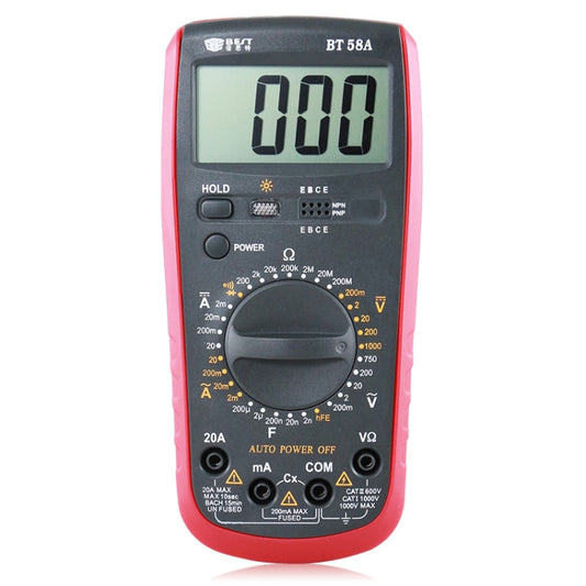 Repair Tools for Mobile & Tablet, BEST-58A Multi Function Digital Multimeter - Current & Voltage Tester by BEST | Online Shopping South Africa | PMC Jewellery | Buy Now Pay Later Mobicred