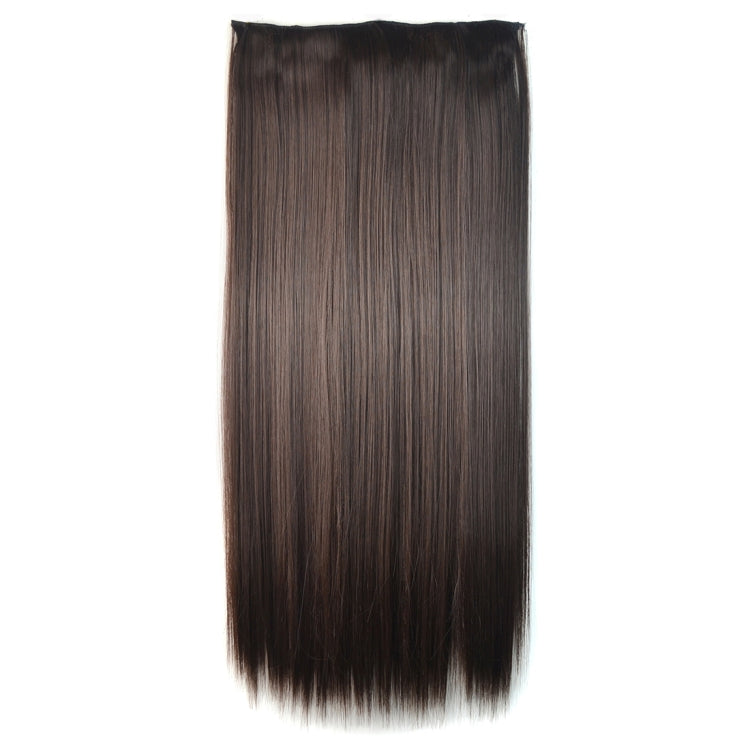 4B# One-piece Seamless Five-clip Wig Long Straight Wig Piece - free shipping - PMC TechLife - Order now!
