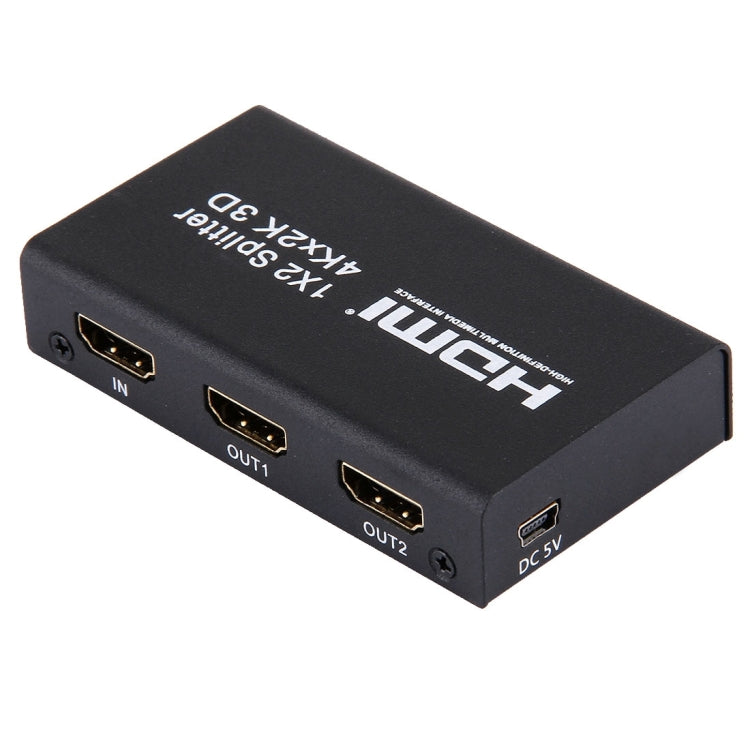 Mini HDMI 1x2 2160P Switch Splitter, Support 4Kx2K, 3D - Splitter by PMC Jewellery | Online Shopping South Africa | PMC Jewellery | Buy Now Pay Later Mobicred