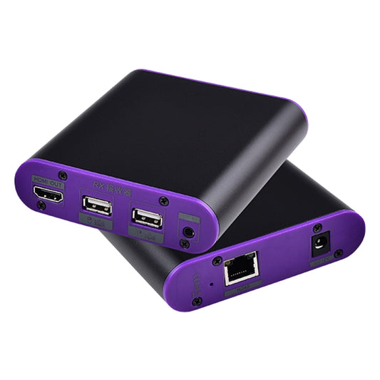 CAT872-KVM HDMI Extender (Receiver & Sender) over CAT5e/CAT6 Cable with USB Port and KVM Function, Transmission Distance: 200m(AU Plug) - Amplifier by PMC Jewellery | Online Shopping South Africa | PMC Jewellery | Buy Now Pay Later Mobicred