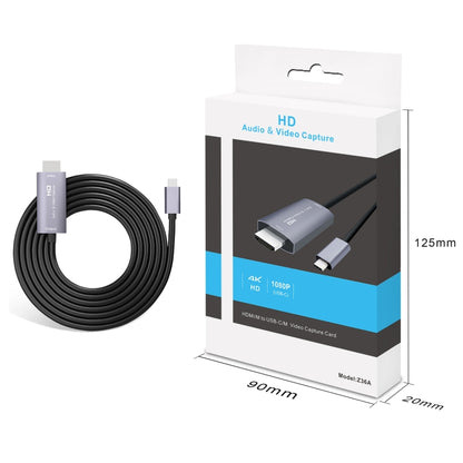 Z36A HDMI Male to USB-C / Type-C Male HD Video Capture Card, Cable Length: 2m - Video Capture Solutions by PMC Jewellery | Online Shopping South Africa | PMC Jewellery | Buy Now Pay Later Mobicred