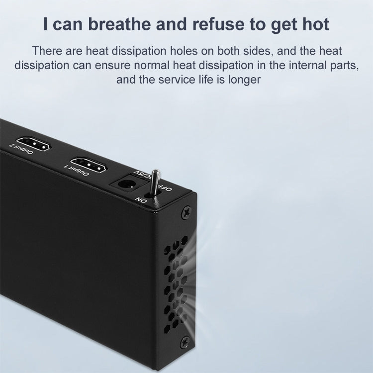 Measy SPH108 1 to 8 4K HDMI 1080P Simultaneous Display Splitter, US Plug - free shipping - PMC Jewellery - Order now!