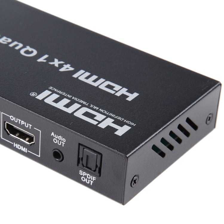4 in 1 Out HDMI Quad Multi-viewer with Seamless Switcher, EU Plug - Switch by PMC Jewellery | Online Shopping South Africa | PMC Jewellery | Buy Now Pay Later Mobicred