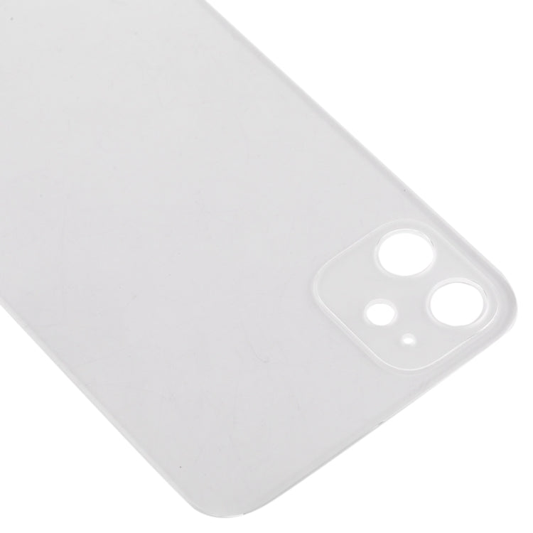 Transparent Frosted Glass Battery Back Cover for iPhone 11(Transparent) - Back Cover by PMc TechLife | Online Shopping South Africa | PMc TechLife | Buy Now Pay Later Mobicred