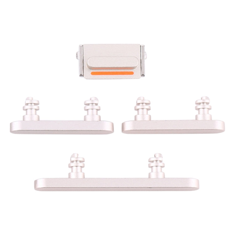 Power Button and Volume Control Button for iPhone 12 Mini(White) - Metal Parts by PMc TechLife | Online Shopping South Africa | PMc TechLife | Buy Now Pay Later Mobicred