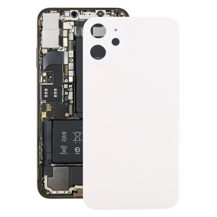 Battery Back Cover for iPhone 12 Mini(White) - Back Cover by PMC TechLife | Online Shopping South Africa | PMC TechLife | Buy Now Pay Later Mobicred