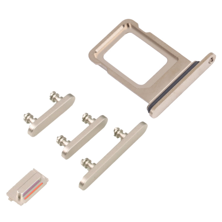 SIM Card Tray + SIM Card Tray + Side Keys for iPhone 14 Pro (Gold) - Others by PMC Jewellery | Online Shopping South Africa | PMC Jewellery | Buy Now Pay Later Mobicred