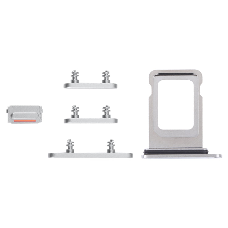 SIM Card Tray + SIM Card Tray + Side Keys for iPhone 14 Pro (Silver) - Others by PMC Jewellery | Online Shopping South Africa | PMC Jewellery | Buy Now Pay Later Mobicred