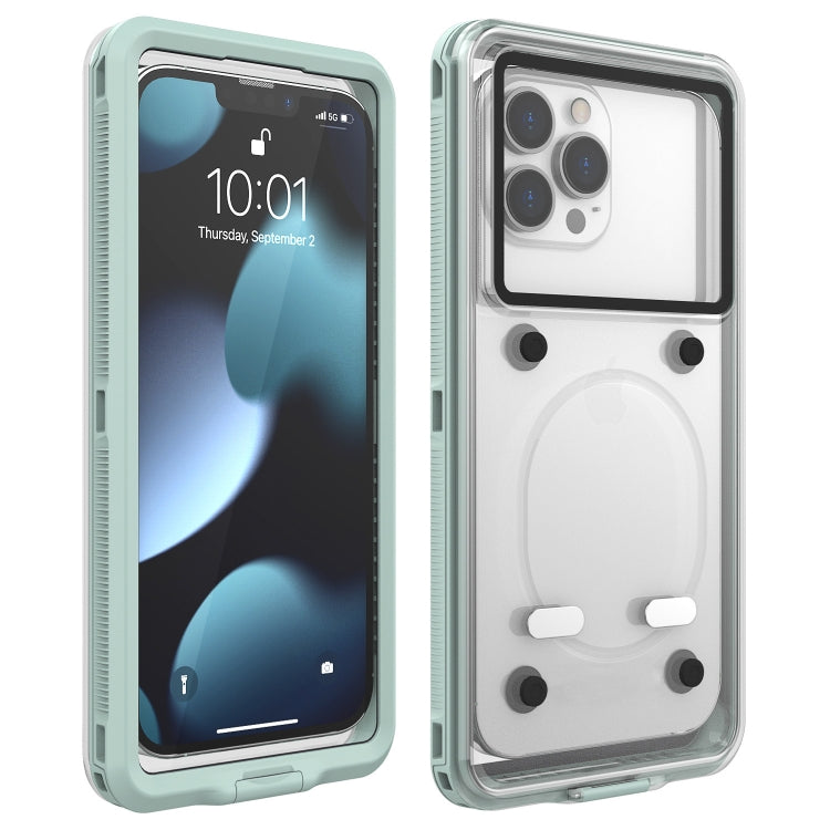 10m Depth Diving Waterproof Protective Phone Case for 5.9-6.9 inch Phone(Green) - Waterproof Bag by PMC TechLife | Online Shopping South Africa | PMC TechLife | Buy Now Pay Later Mobicred