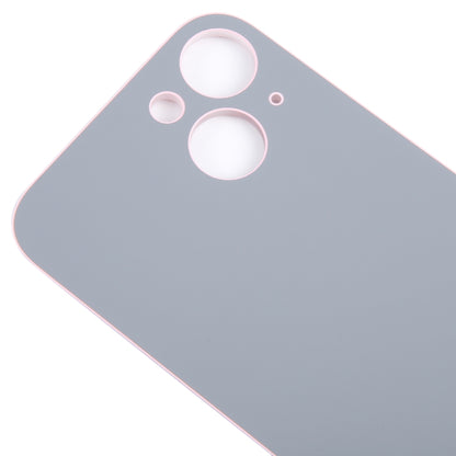 For iPhone 15 Easy Replacement Big Camera Hole Glass Back Battery Cover(Pink) - Back Cover by PMC Jewellery | Online Shopping South Africa | PMC Jewellery | Buy Now Pay Later Mobicred