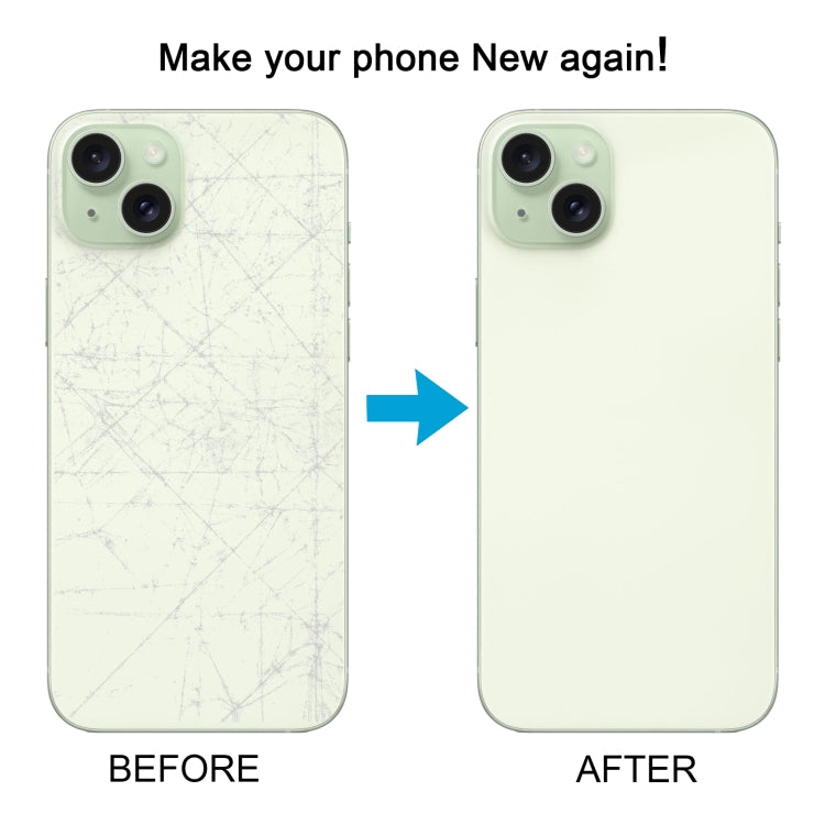 For iPhone 15 Easy Replacement Big Camera Hole Glass Back Battery Cover(Green) - Back Cover by PMC TechLife | Online Shopping South Africa | PMC TechLife | Buy Now Pay Later Mobicred