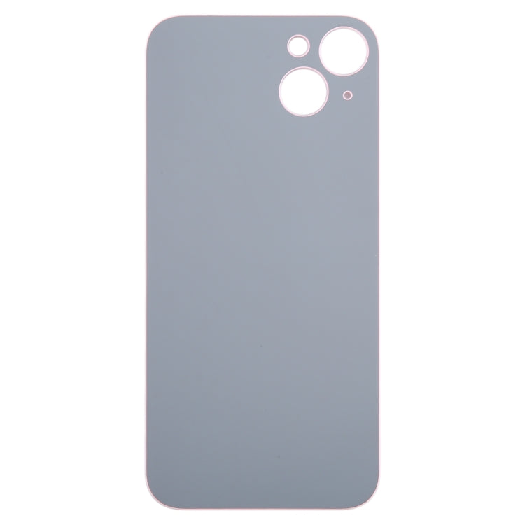 For iPhone 15 Plus Easy Replacement Big Camera Hole Glass Back Battery Cover(Pink) - Back Cover by PMC TechLife | Online Shopping South Africa | PMC TechLife | Buy Now Pay Later Mobicred