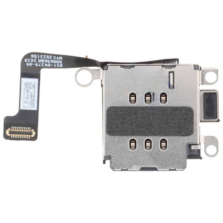 For iPhone 15 Plus Single SIM Card Holder Socket with Flex Cable - Flex Cable by PMC Jewellery | Online Shopping South Africa | PMC Jewellery