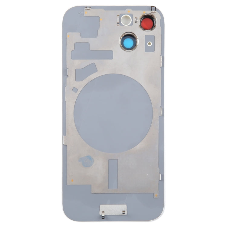 For iPhone 15 Plus Glass Battery Back Cover with Camera Lens Cover(Yellow) - Back Cover by PMC TechLife | Online Shopping South Africa | PMC TechLife